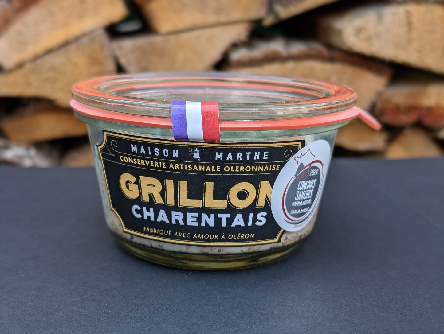 CONSERVE WECK TERRE - Grillon Charentais Médaillé - 170 gr - Charcuterie artisanale Maison Marthe