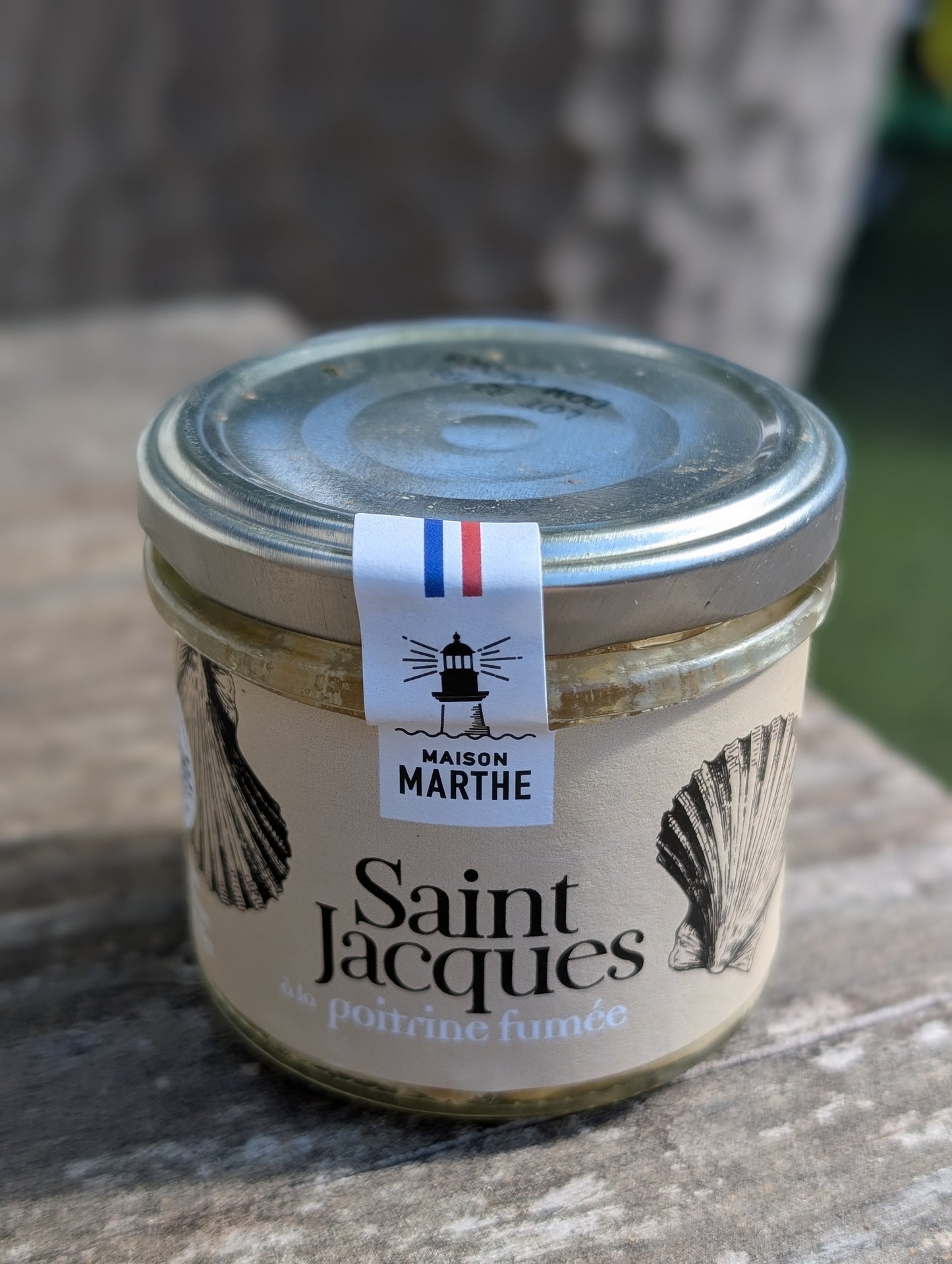 CONSERVE MER - Saint jacques à la poitrine fumée - 90 gr - Conserverie artisanale Maison Marthe - Oléron