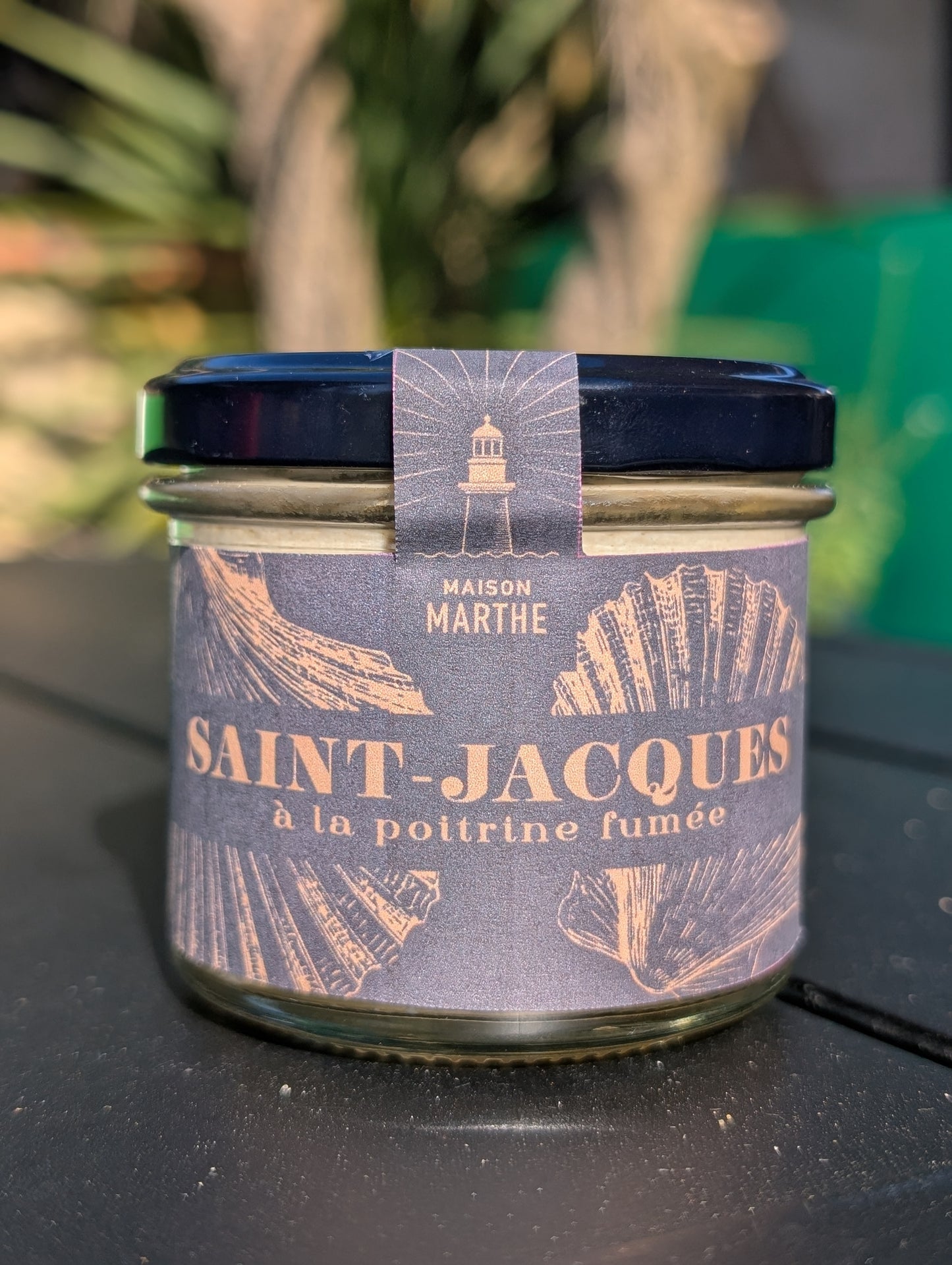 CONSERVE MER - Saint jacques à la poitrine fumée - 90 gr - Conserverie artisanale Maison Marthe - Oléron