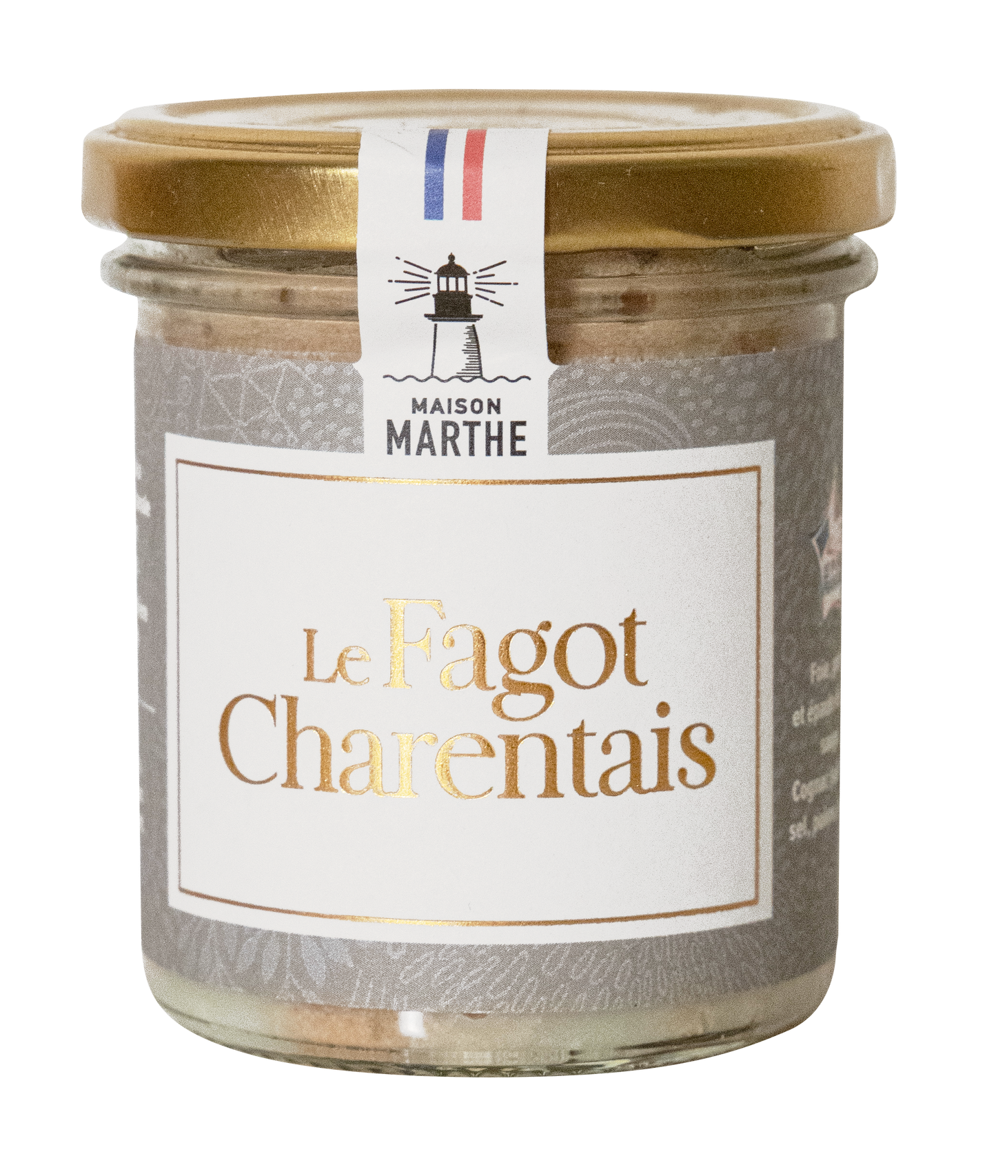 CONSERVE TERRE - Fagot Charentais Médaillé - 130 gr - Charcuterie artisanale Maison Marthe - Oléron