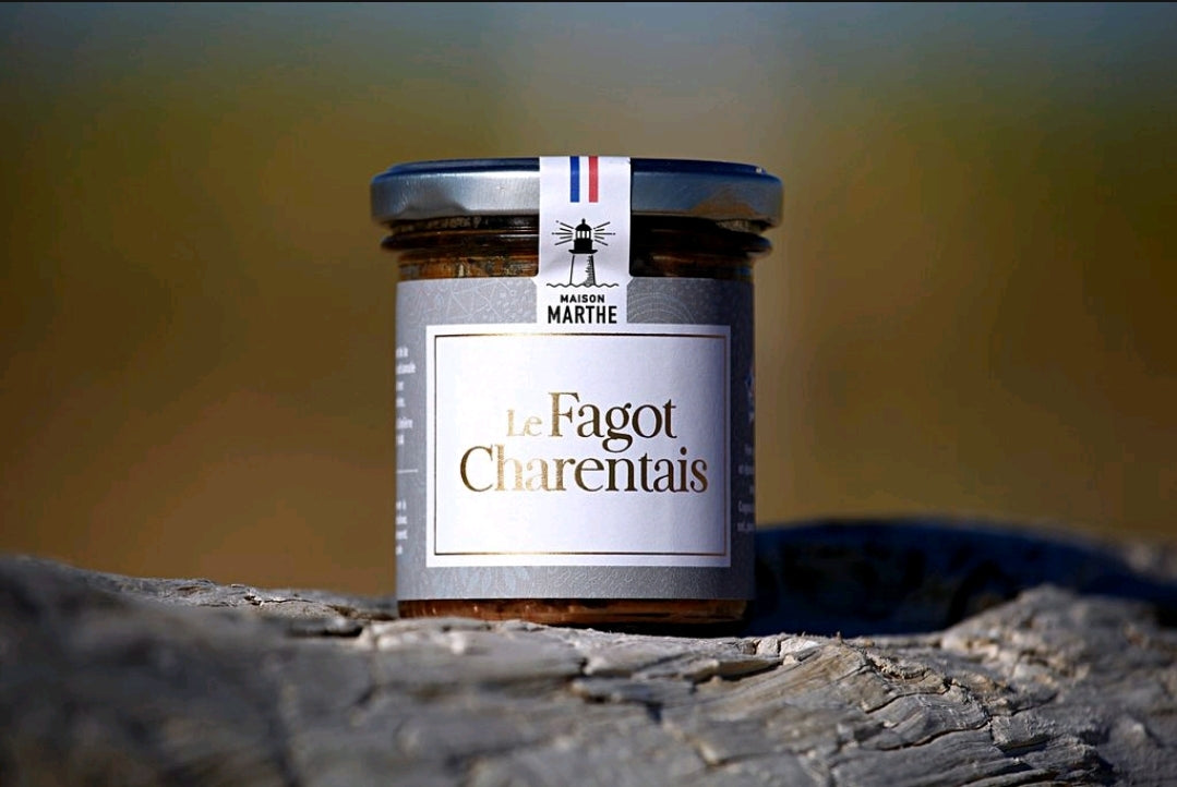 CONSERVE TERRE - Fagot Charentais Médaillé - 130 gr - Charcuterie artisanale Maison Marthe - Oléron