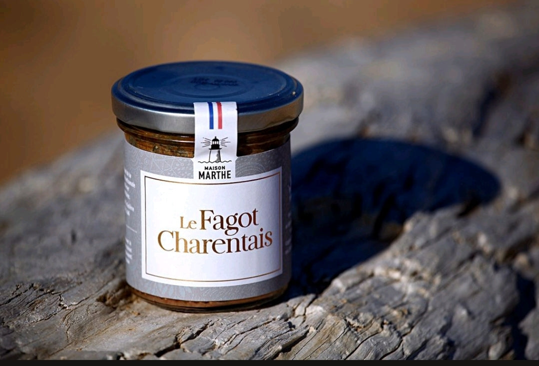 CONSERVE TERRE - Fagot Charentais Médaillé - 130 gr - Charcuterie artisanale Maison Marthe - Oléron