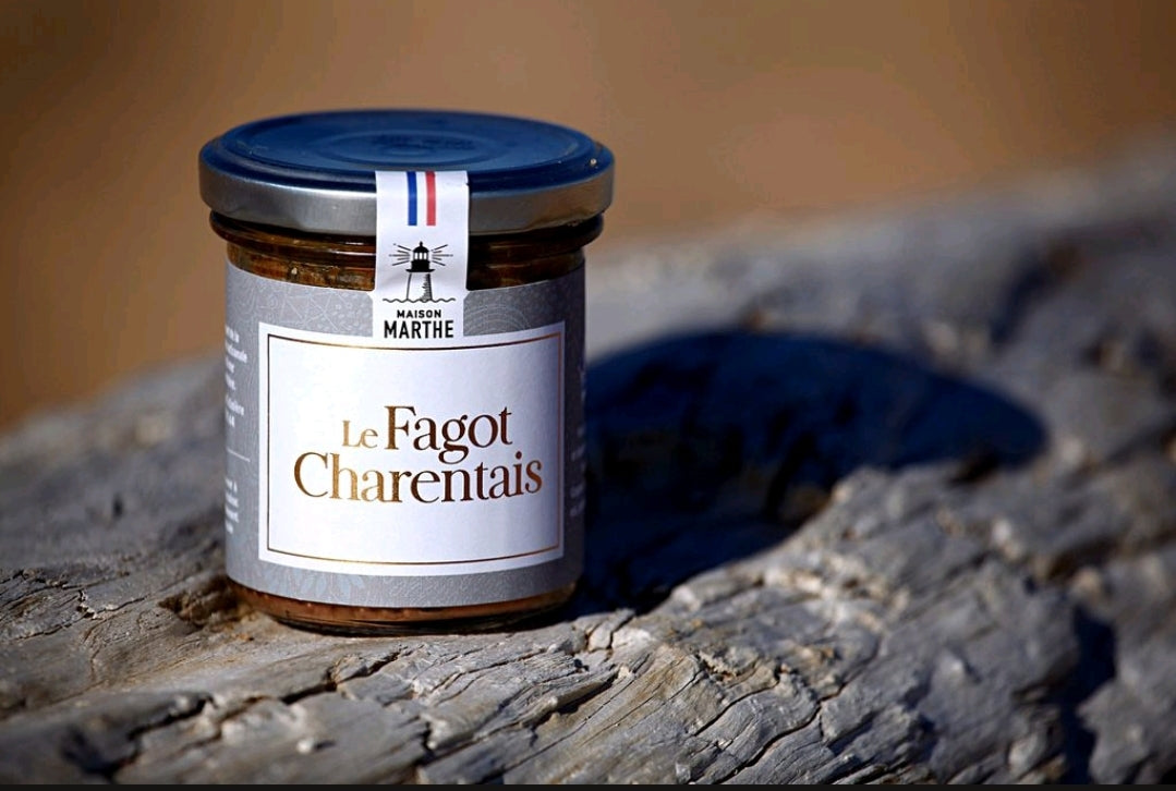 CONSERVE TERRE - Fagot Charentais Médaillé - 130 gr - Charcuterie artisanale Maison Marthe - Oléron