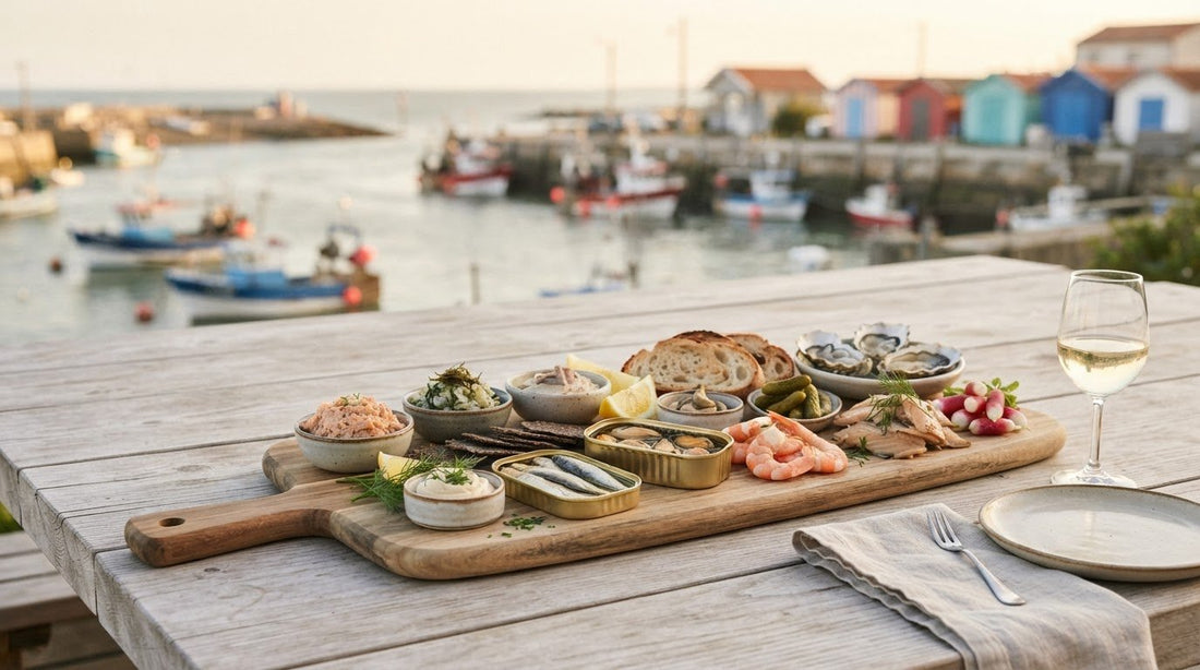 Coffret apéritif de la mer : composer un plateau sans cuisson