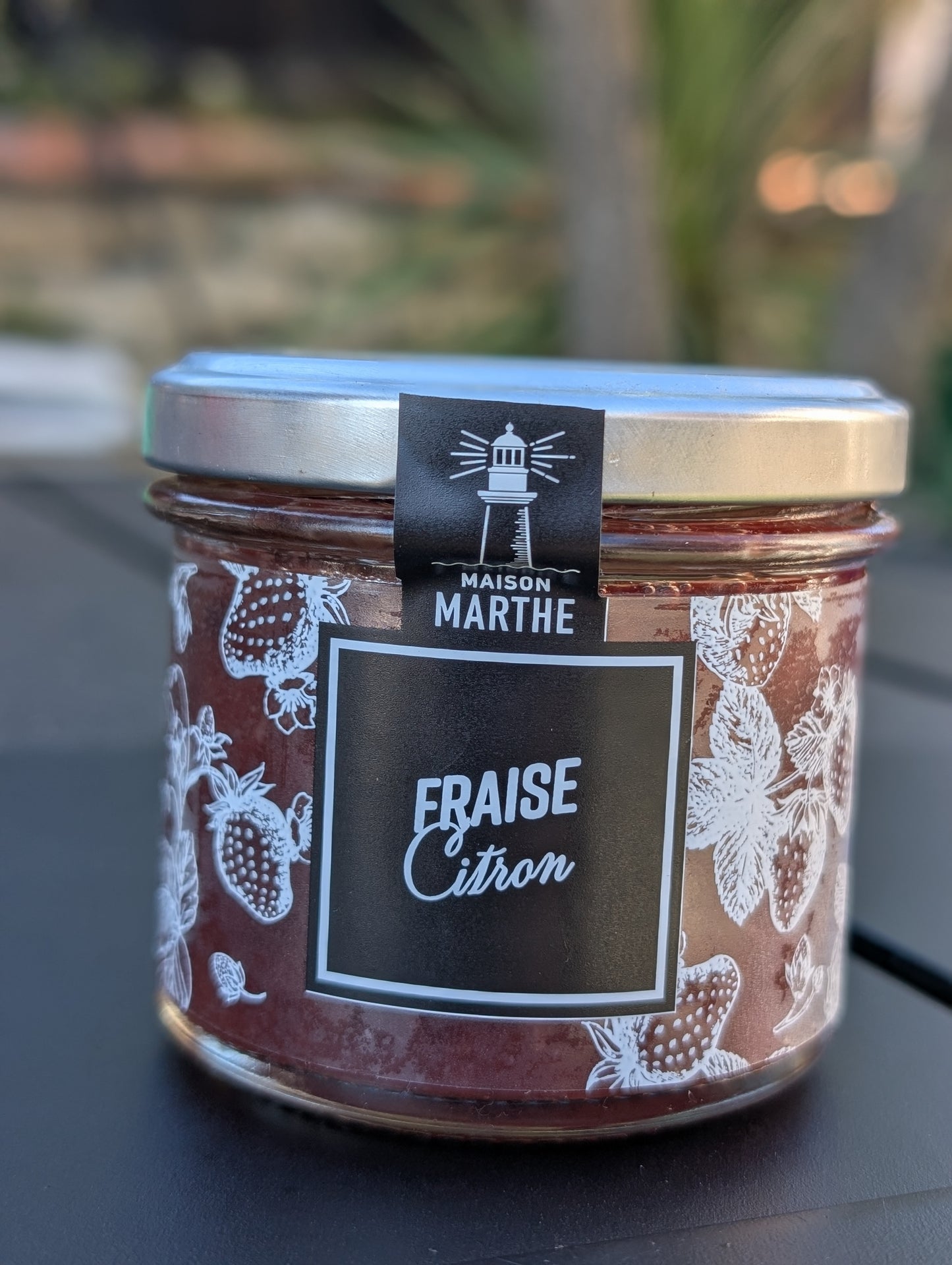 CONSERVE - Tartinable Fraise Citron - 90 gr - Conserverie Artisanale Maison Marthe - Oléron