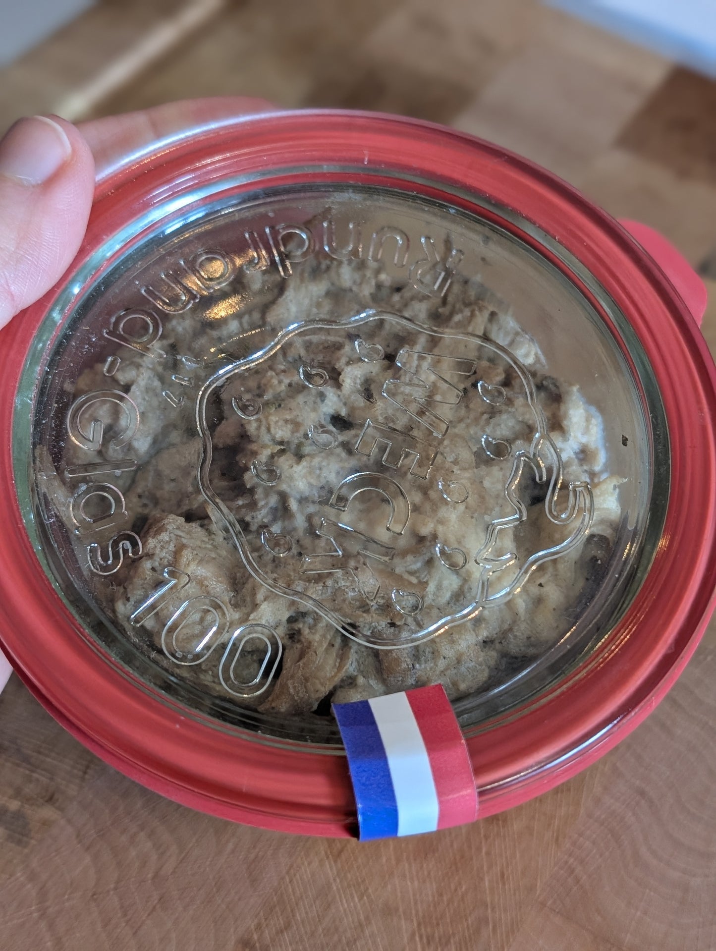 CONSERVE WECK TERRE - Rillette de porc Médaillée Or - 170 gr - Charcuterie artisanale Maison Marthe - Oléron