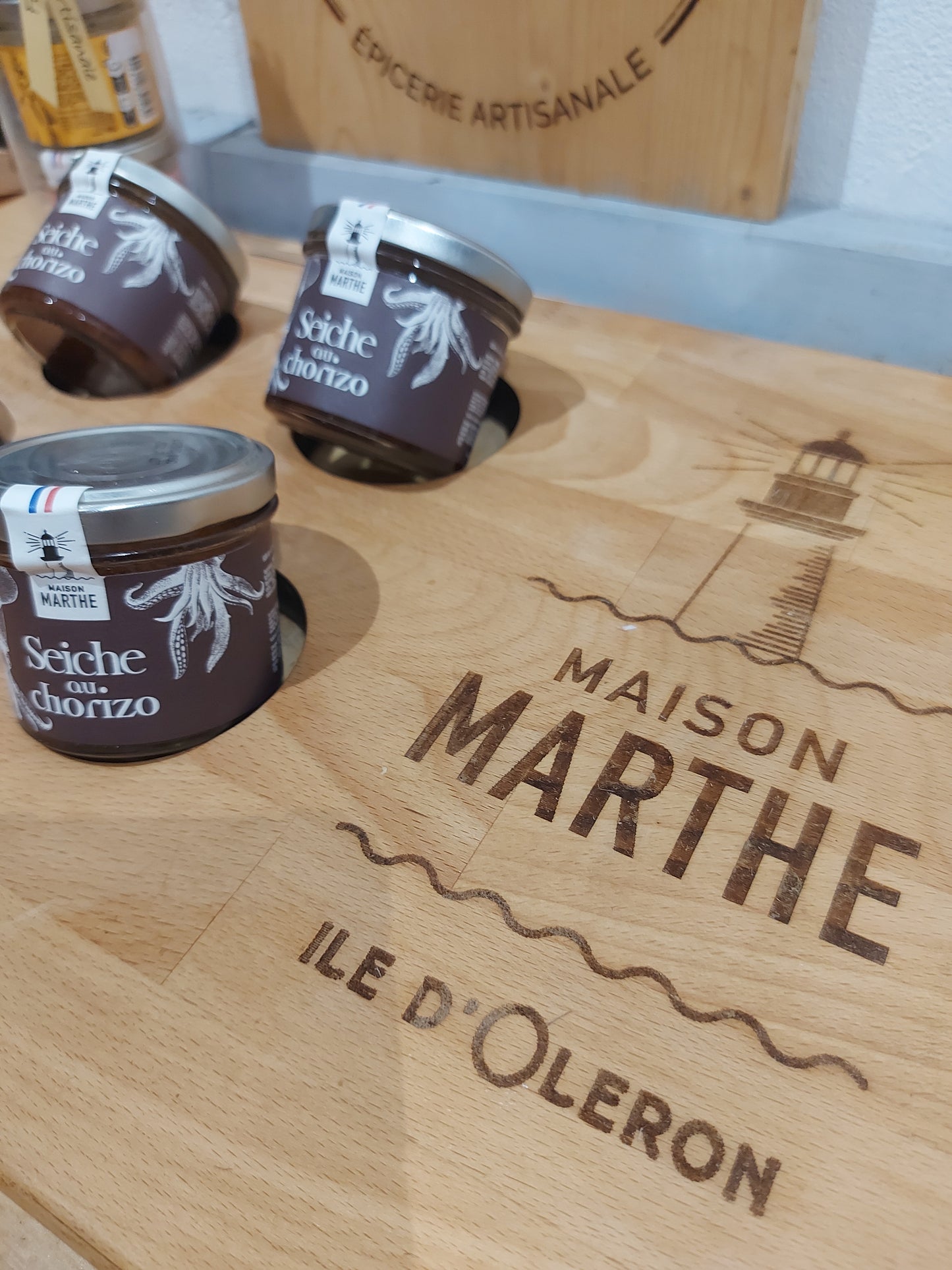 CONSERVE MER - Seiche au chorizo - 90 gr - Conserverie artisanale Maison Marthe - Oléron