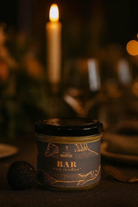 GAMME PREMIUM MER - Bar à la truffe d'été 4.8% - 90 gr - Conserverie artisanale Maison Marthe - Oléron