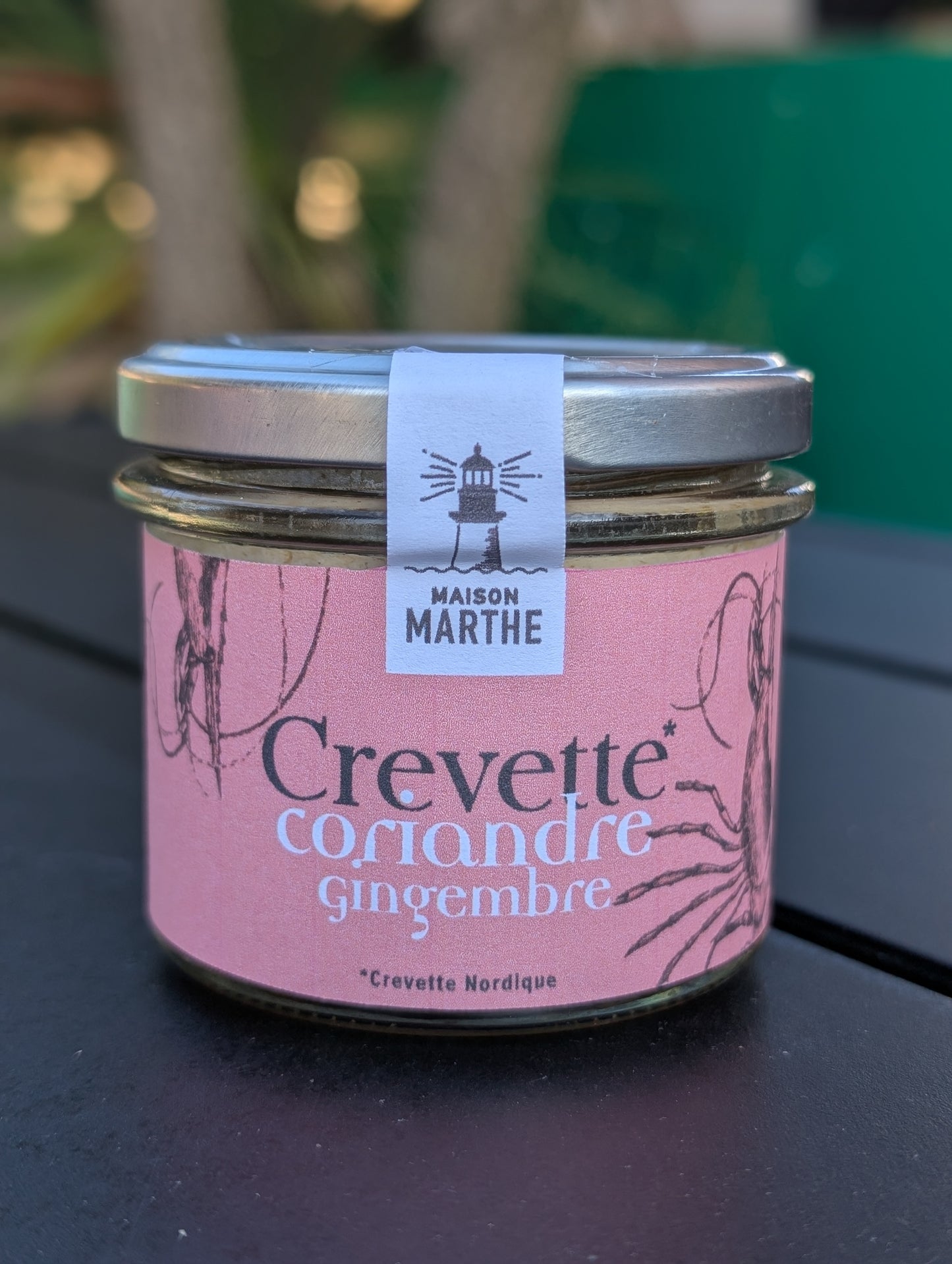 CONSERVE MER - Crevette nordique coriandre gingembre - 90 gr – Conserverie artisanale Maison Marthe - Oléron
