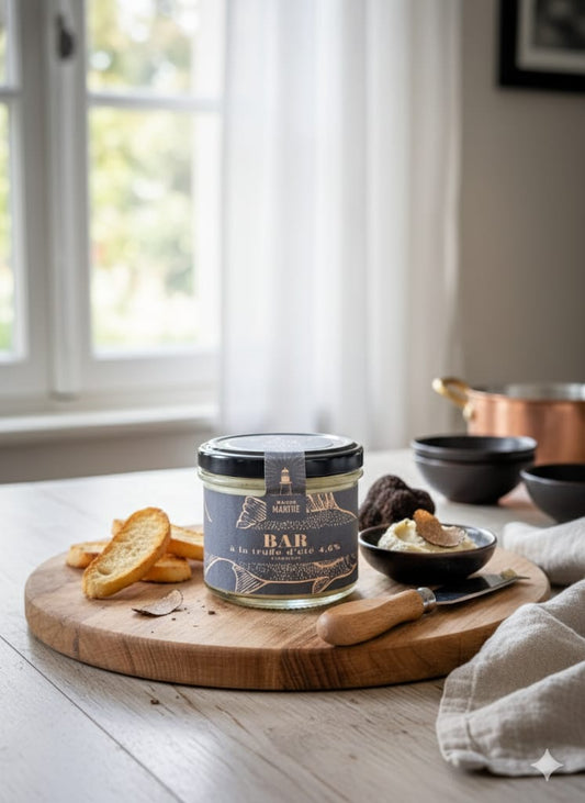 GAMME PREMIUM MER - Bar à la truffe d'été 4.6% - 90 gr - Conserverie artisanale Maison Marthe - Oléron
