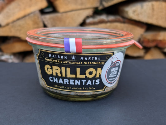 CONSERVE WECK TERRE - Grillon Charentais Médaillé - 170 gr - Charcuterie artisanale Maison Marthe