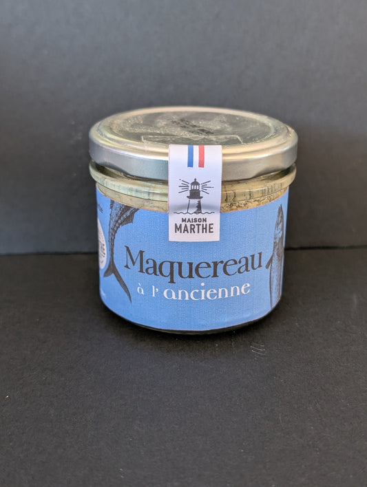 CONSERVE MER - Maquereau moutarde  - 90 gr – Conserverie artisanale Maison Marthe - Oléron