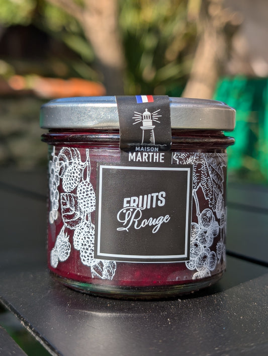 CONSERVE - Tartinable de fruits rouges - 90 gr - Conserverie Artisanale Maison Marthe - Oléron