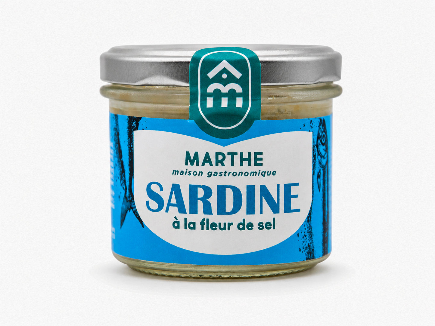 CONSERVE MER - Sardine Fleur de Sel - 90 gr - Conserverie artisanale Maison Marthe - Oléron