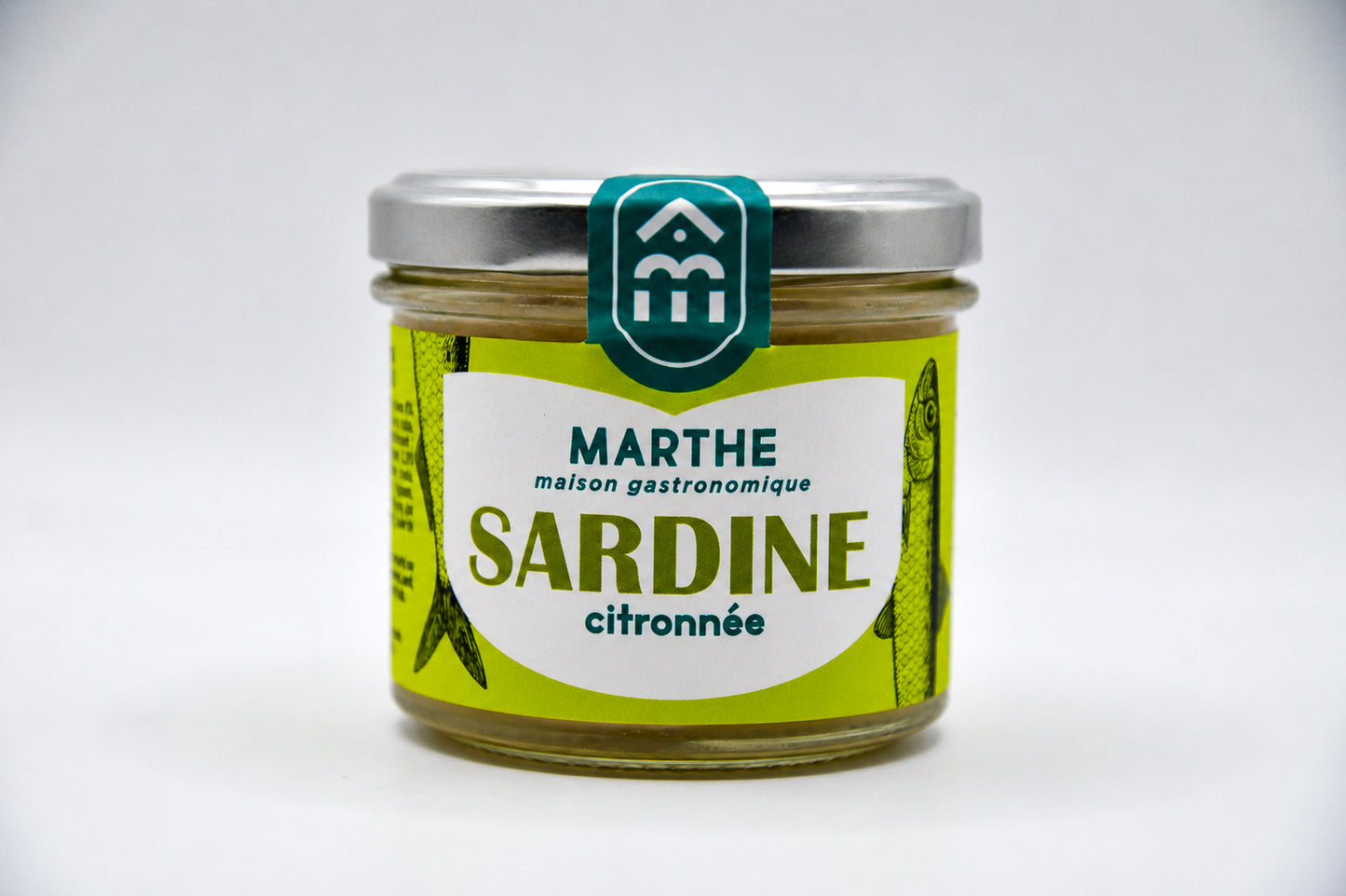 CONSERVE MER - Sardine citronnée - 90 gr - Conserverie artisanale Maison Marthe - Oléron