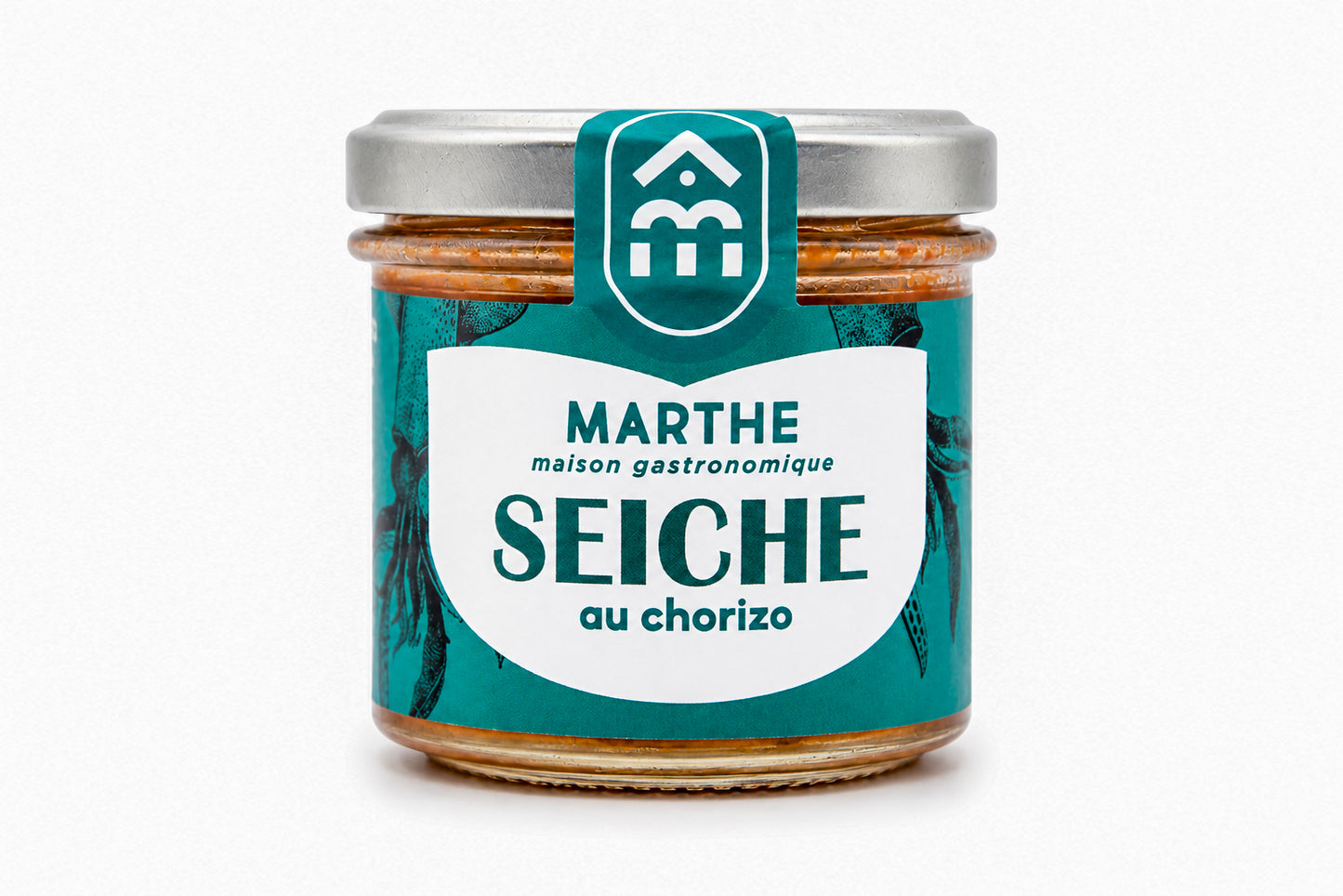 CONSERVE MER - Seiche au chorizo - 90 gr - Conserverie artisanale Maison Marthe - Oléron