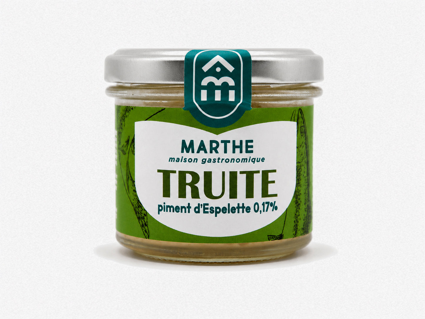CONSERVE MER - Truite au piment d'Espelette - 90 gr – Conserverie artisanale Maison Marthe - Oléron