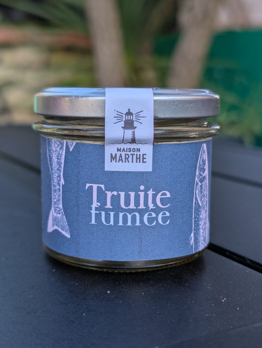 CONSERVE MER - Truite fumée - 90 gr - Conserverie artisanale Maison Marthe - Oléron
