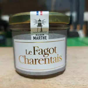 CONSERVE TERRE - Fagot Charentais - 90gr - Charcuterie artisanale Maison Marthe - Oléron