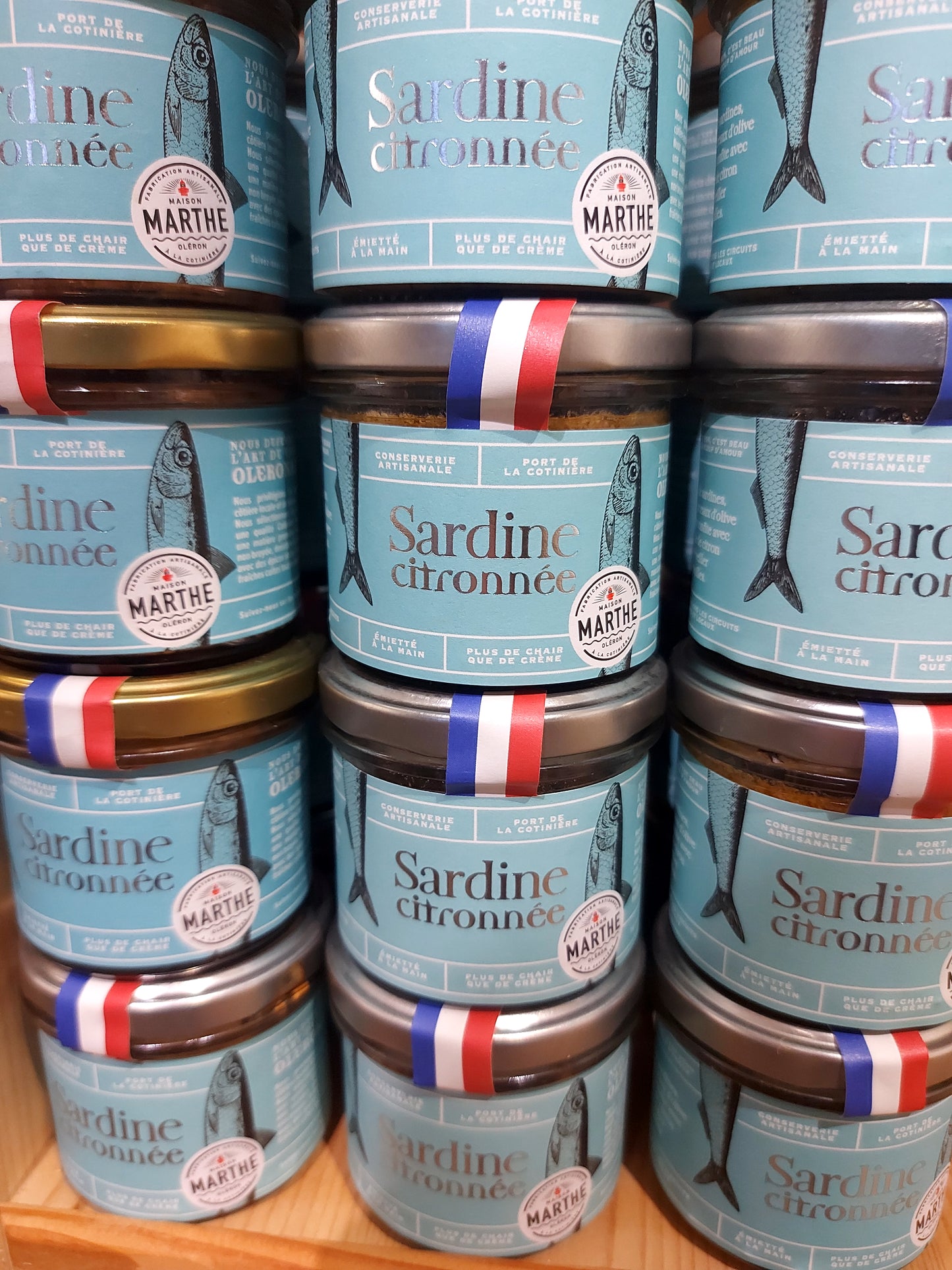 CONSERVE MER - Sardine citronnée - 90 gr - Conserverie artisanale Maison Marthe - Oléron