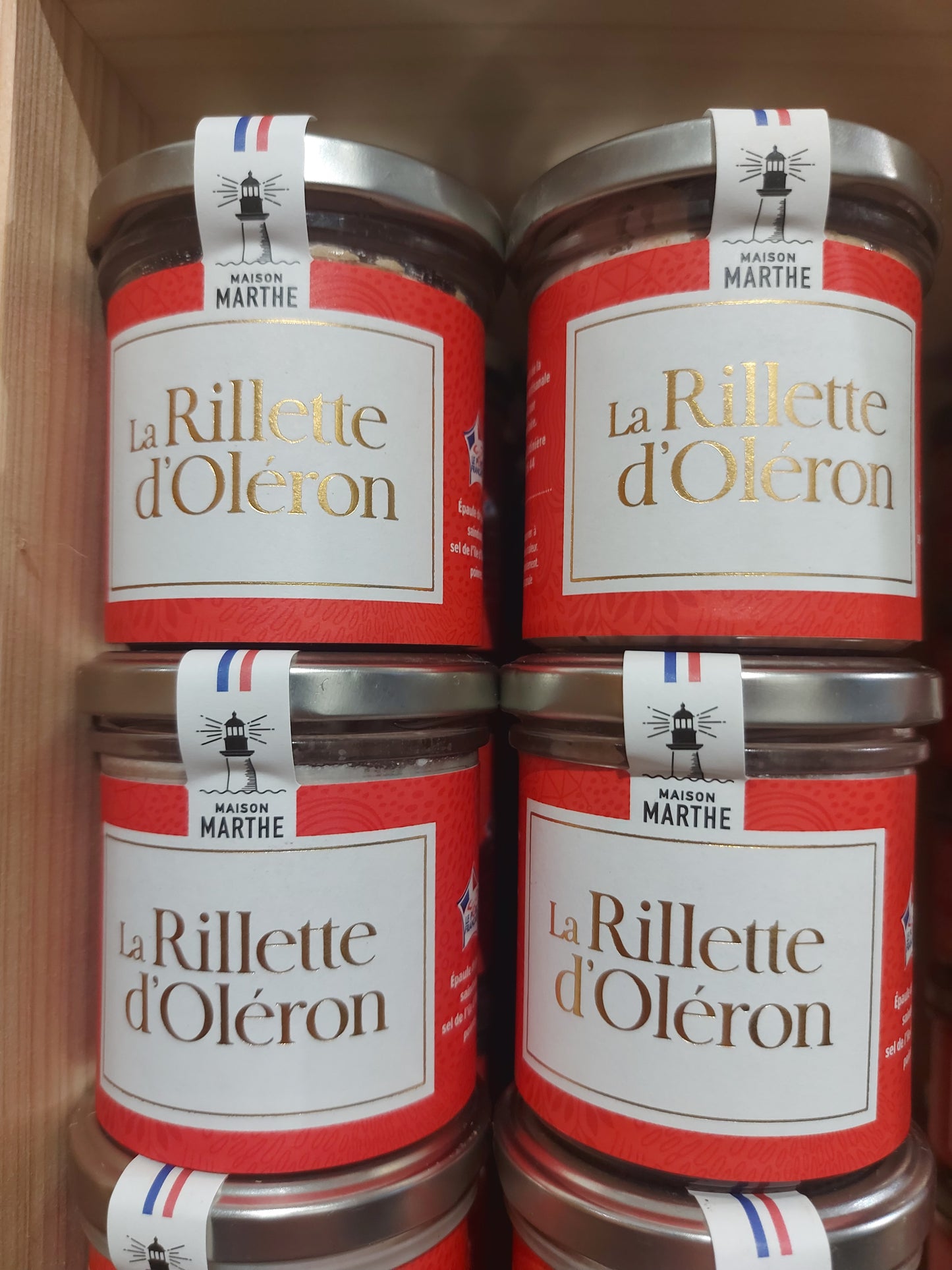 CONSERVE TERRE - Rillette d'Oléron - 130 gr - Charcuterie artisanale Maison Marthe - Oléron