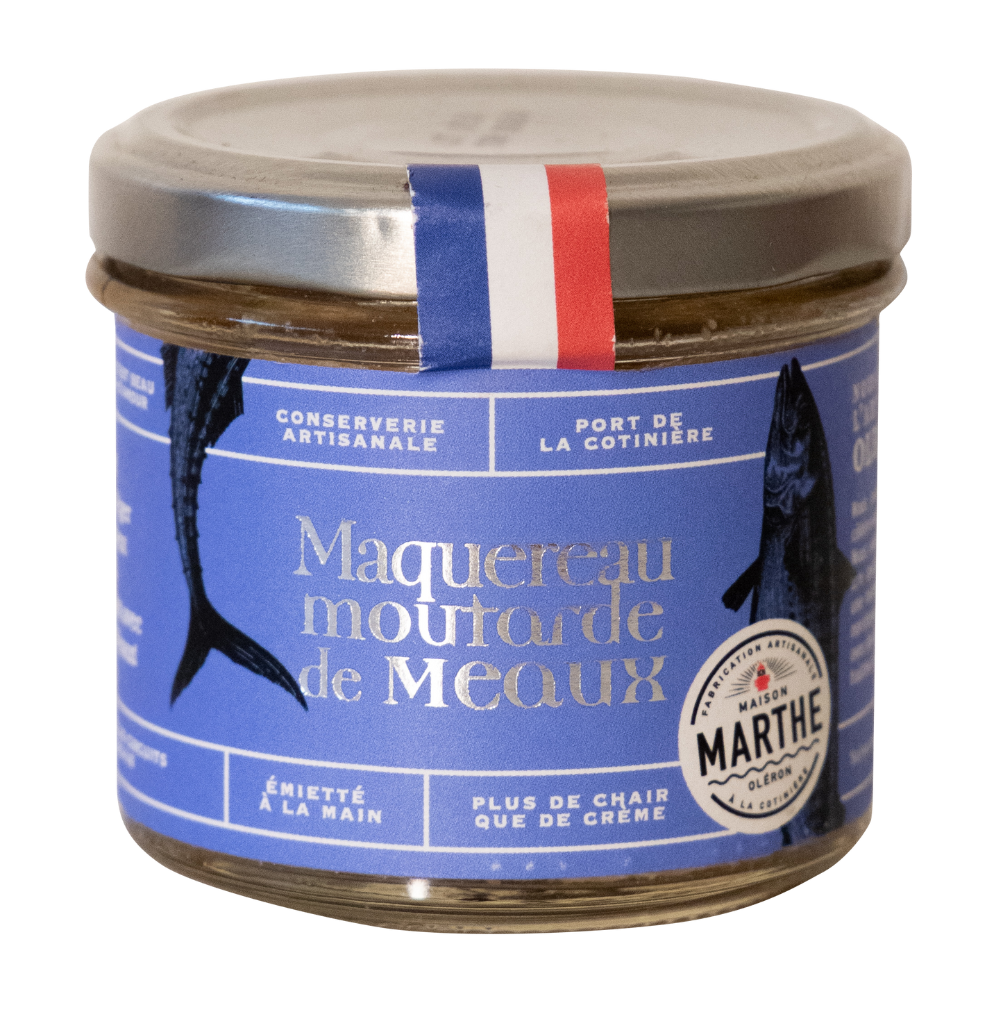 CONSERVE MER - Maquereau moutarde de Meaux - 90 gr – Conserverie artisanale Maison Marthe - Oléron