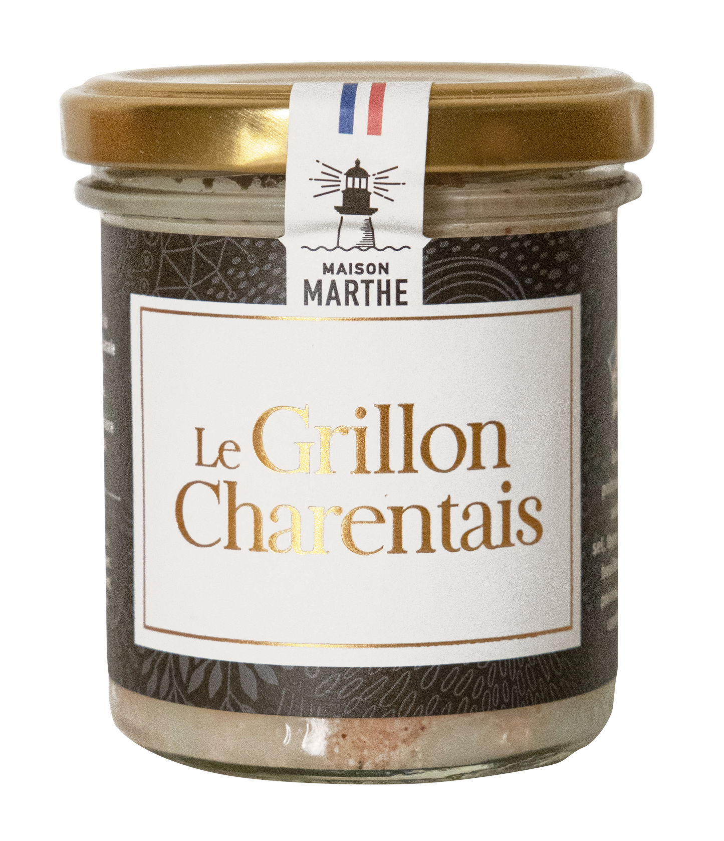 CONSERVE TERRE - Grillon Charentais Médaillé - 130 gr - Charcuterie artisanale Maison Marthe - Oléron