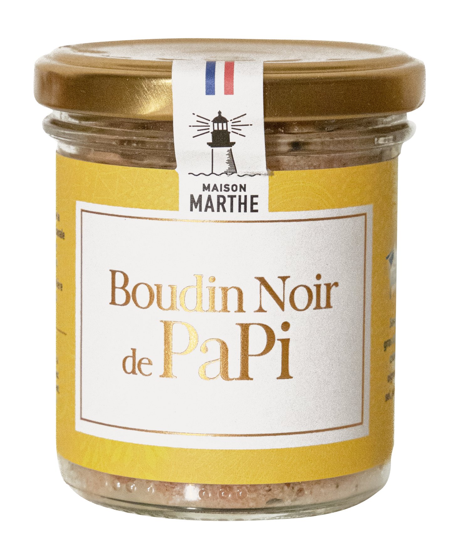 CONSERVE TERRE - Boudin Noir de Papi - 130 gr - Charcuterie artisanale Maison Marthe - Oléron