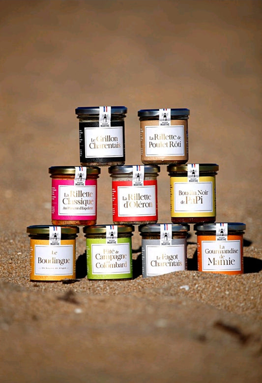 Offre découverte - 8 pots achetés + 1 offert! :) - Charcuterie artisanale Maison Marthe - Oléron