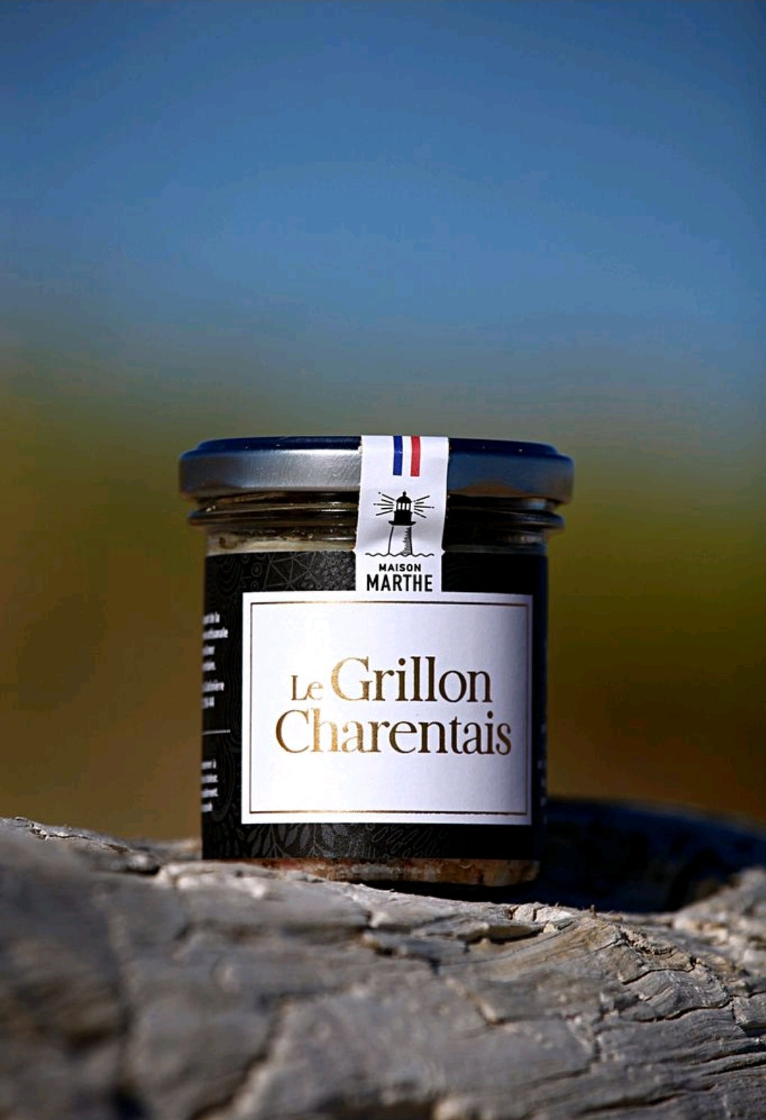 CONSERVE TERRE - Grillon Charentais Médaillé - 130 gr - Charcuterie artisanale Maison Marthe - Oléron