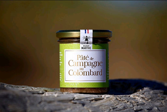 CONSERVE TERRE - Pâté de Campagne au Colombard Médaillé - 130 gr - Charcuterie artisanale Maison Marthe - Oléron