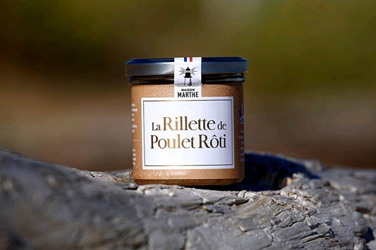 CONSERVE TERRE - Rillette de Poulet Rôti - 130 gr - Charcuterie artisanale Maison Marthe - Oléron